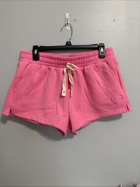 Celebrity Pink Cozy Pink Fleece Drawstring Shorts. NWT